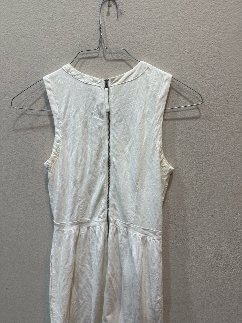 J. Crew White Eyelet Tank Top Dress - Picture 7 of 8